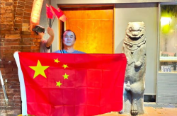 网红看国旗,爱国情怀的视觉盛宴